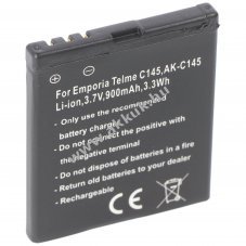 Helyettes�t� akku Emporia Telme C145 3,7V 900mAh Li-Ion