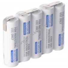 Panasonic eneloop AA Mignon ceruza akku 6V 1900mAh 5db/csomag 5/BK-3MCCE modell�p�t� NiMH