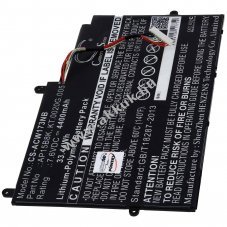 Helyettes�t� akku Acer Aspire Switch 11 SW5-173 7,6V 4400mAh LiPo