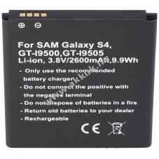 Helyettes�t� akku Samsung Galaxy S4 3,8V 2600mAh Li-Ion