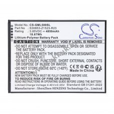 Helyettes�t� akku mobiltelefon Gigaset GS5 GS5 Lite Senior V30145-K1310-X478 3,85V 4850mAh