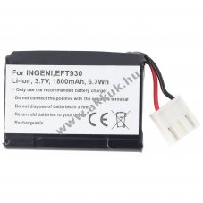 Helyettes�t� akku Ingenico EFT930 252117847 F26401652 3,7V 1800mAh pos termin�l Li-Ion