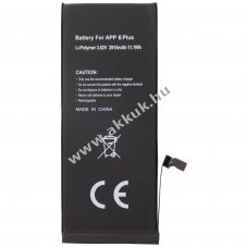 Helyettes�t� akku Apple iPhone 6 Plus 3,82V 2915mAh Li-Polymer