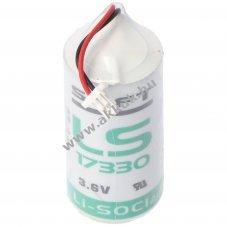 Helyettes�t� akku Iseo Libra Schlie�zylinder 3,6V 2100mAh LiSOCl2