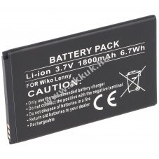 Helyettes�t� akku Wiko Lenny mobiltelefon 1800mAh B1510013109 Li-Ion