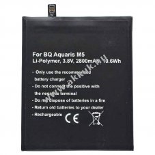 Helyettes�t� akku BQ Aquaris M5 3120 mobiltelefon