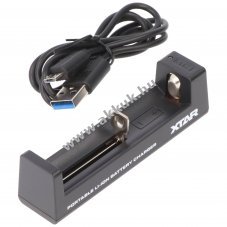 Xtar 1-csatorn�s USB t�lt� 5V 0,5A 10440-26650 Li-Ion