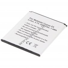 Helyettes�t� akku Mobistel Cynus F5 BTY26184 MT-8201B/S/W 3,7V 2000mAh mobiltelefon Li-Ion