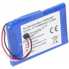 Helyettest akku Garmin Nuvi 2405 3,7V 900-1200mAh Li-ion