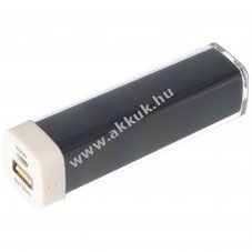 Helyettes�t� akku Powerbank 5V 2200mAh fekete Li-Ion