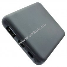 Powerbank 5000mAh USB-C Micro-USB 1m k�bel LED-indik�tor Li-Polymer