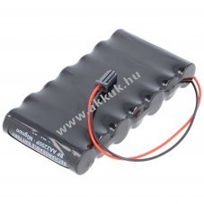 Helyettes�t� akku Selesta bel�ptet� okos otthon 8.4V 2200mAh k�bellel �s Molex csatlakoz�val NiMH