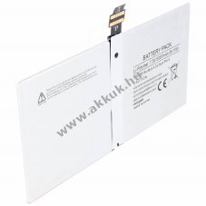 Helyettest akku Microsoft Surface 4 Surface Pro 4 1724 akku DYNR01 G3HTA027H 5087mAh 7.5V 39.1Wh