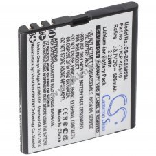 Helyettes�t� akku mobiltelefon Bea-fon SL495 SL595 SL595 Plus 3,7V 600mAh