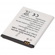Helyettest akku Emporia Glam AK-V34 3,7V 940mAh Li-ion