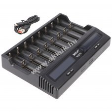 Helyettes�t� akku 8 csatorn�s Li-Ion gyors t�lt� 3,6V 3,7V NiMH
