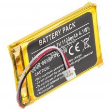 Helyettes�t� akku Sennheiser PXC 550 fejhallgat� 3,7V 1100mAh 50,8x33,6x5mm Li-Polymer