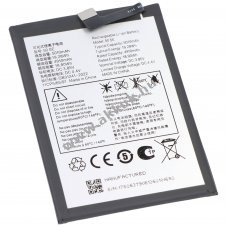 Helyettes�t� akku mobiltelefon TCL 50 SE 3,85V 5010mAh 19,29Wh be�p�tett Li-Polymer