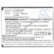 Helyettes�t� akku Emporia SIMPLICITYglam 4G 3,7V 900mAh Li-ion