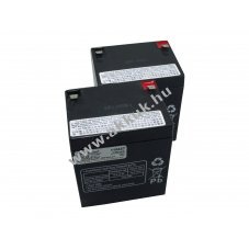 Helyettes�t� Arjo Lifter Minstrel HMX00310.0a 2x12V 5,0Ah orvostechnikai �lom akku
