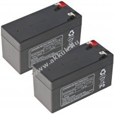�lom akkuegys�g Wissner-Bosserhoff Multicare 3 8214-3040 2x12V 1,2Ah orvostechnikai CE-konform PB