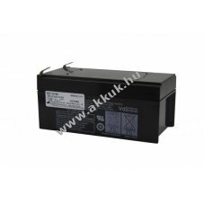 Helyettes�t� akku orvostechnikai Dr�ger Evita 4 12V 3,4Ah 4,8mm Faston 134x69x66mm 1,2kg �lom