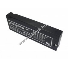 Helyettes�t� akku orvostechnikai Agilent Heartstream XL M3516A M5516A 12V 2,0Ah �lom akku