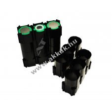 T�vtart� szett h�rom 18650 cell�hoz fels� �s als� r�sz 67mm 20mm 60mm