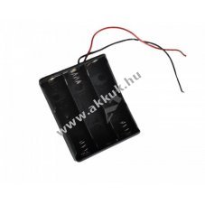 Efest 3x18650 akkufoglalat csatlakoz�val (3S1P) 75mm x 60mm
