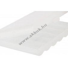 T�rol�doboz 6x 18650 Li-ion akkuhoz 65,5mm hossz�s�gig