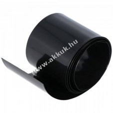 Fekete PVC zsugorcs� 70mm 0,13mm 1m 21