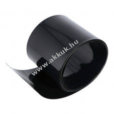 PVC zsugorcs� 90mmx0,13mm fekete 1m