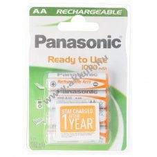 Panasonic Stay Charged AA Mignon ceruza akku 1.2V 1100mAh 4db/csomag DECT telefon NiMH