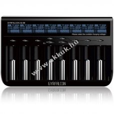 Helyettes�t� akku 8 csatorn�s gyors t�lt� Li-ion LiFePO4 NiMH NiCd