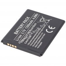 Helyettes�t� akku ALCATEL BY71 CAB31P0000C1 3,7V 1300mAh mobiltelefon Li-Ion