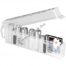 Ansmann akkudoboz 8 Plus 1-8 Mignon ceruza AA, 1-8 AAA (mikro), CR123A vagy 8 mem�riak�rtya