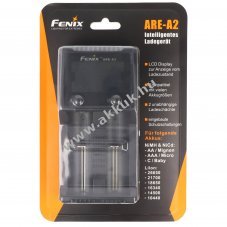 Fenix ARE-A2 t�lt� 2db 10440 14500 16340 18650 26650 21700 akku