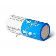 XTAR 26650 Li-Ion akku 3,6V-3,7V 6000mAh PCB v�delemmel