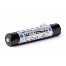 Keeppower 14650 3,6-3,7V 1500mAh napelemes lifepo4 akku PCB v�delemmel Li-Ion