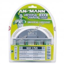 Ansmann Basic5 univerz�lis asztali t�lt� 1-6 akkumul�torhoz NiMH/NiCd