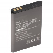 Helyettes�t� akku Midland BATT11L XTC300 XTC350 3,7V 1000-1100mAh f�nyk�pez�g�p Li-Ion