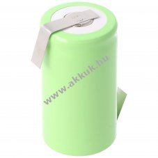 Helyettes�t� akku D9000 D (g�li�t) 9000mAh ipari s�ktet�s Z-form�j� forrf�lekkel NiMH
