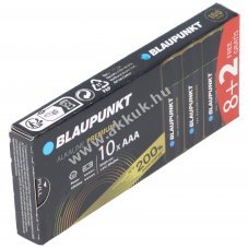 Blaupunkt alk�li AAA 1,5V LR03 10db/csomag