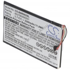 Helyettes�t� akku 3,7V 3200mAh 6027B0090501 AVPB001-A110-01 AVPB003-A110-01 BNA-B002 Li-Polymer