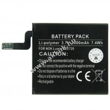 Helyettes�t� akku Nokia Lumia 625 720 BP-4GWA 3,7V 2000mAh Li-Polymer