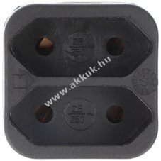 2x Euro eloszt� fekete
