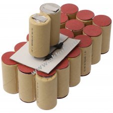 Helyettes�t� akku Ferm TCDB-2400 szersz�mg�p 24V 1500mAh NiMH