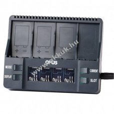 OPUS BT-C900 akku t�lt� 1-4 csatorna 9V 7,2V-9,6V NiMH NiCd Li-ion (v�dett)
