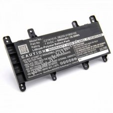 Helyettes�t� akku ASUS X756 7,6V 5000mAh Li-Polymer