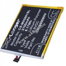 Helyettes�t� akku MEDION Life X5001 CA366069HV 3,8V 2150mAh mobiltelefon
